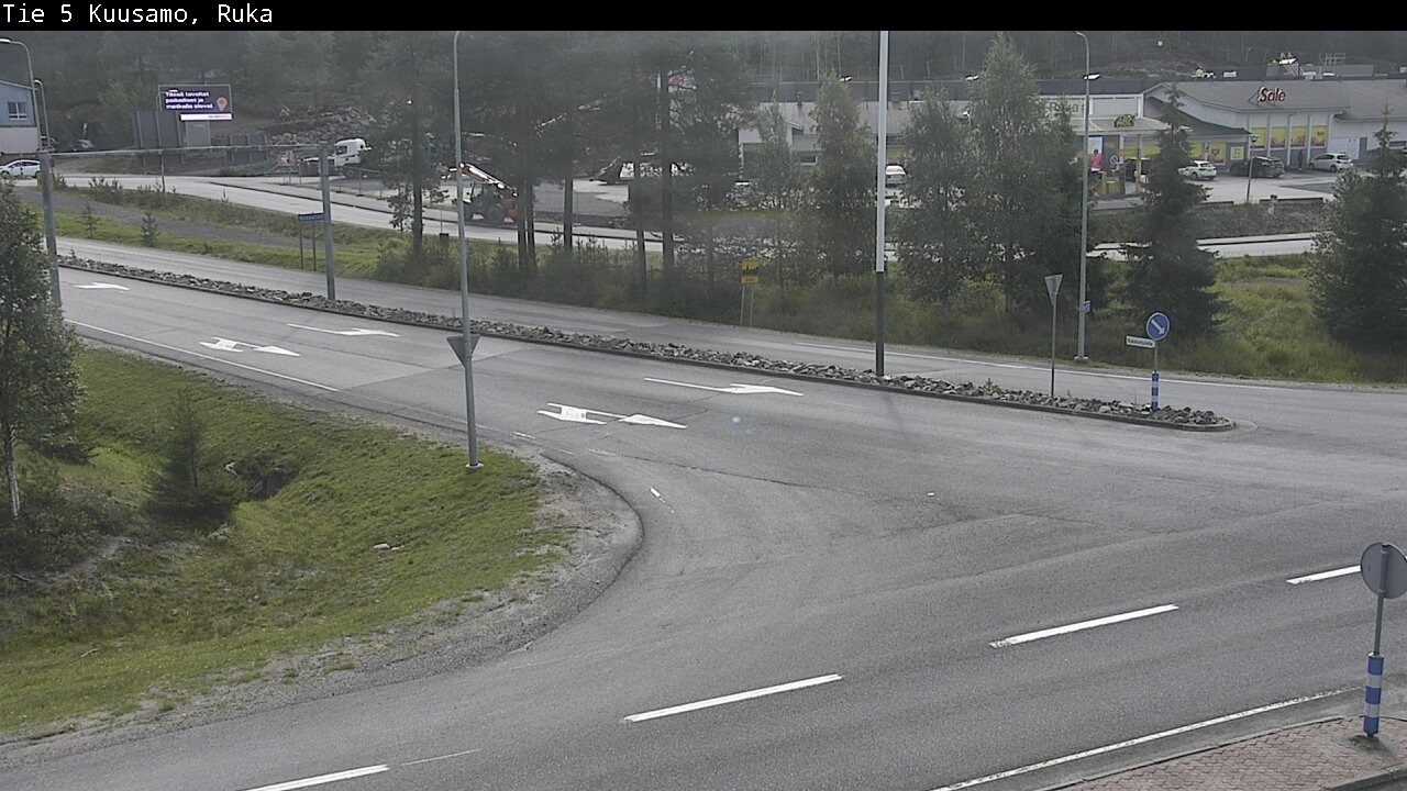 Weather Camera Image Väg 5 Kuusamo, Ruka, Kuusamo, Pohjois-Pohjanmaa