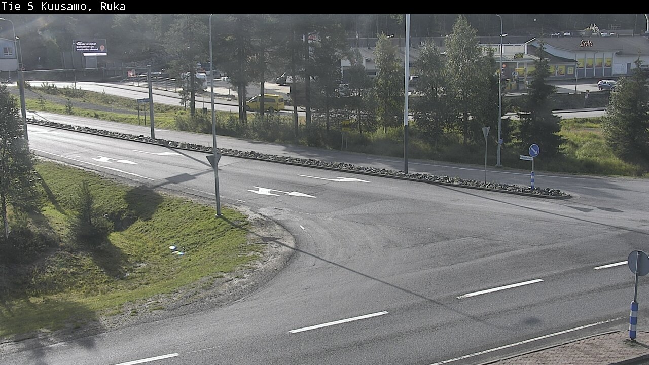 Weather Camera Image Väg 5 Kuusamo, Ruka, Kuusamo, Pohjois-Pohjanmaa