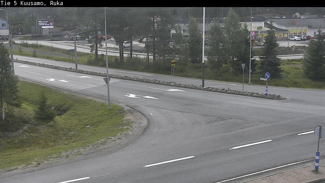 Weather Camera Image Väg 5 Kuusamo, Ruka, Kuusamo, Pohjois-Pohjanmaa