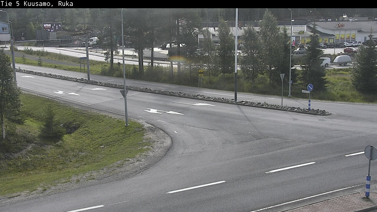 Weather Camera Image Väg 5 Kuusamo, Ruka, Kuusamo, Pohjois-Pohjanmaa