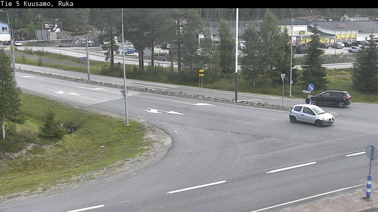 Weather Camera Image Väg 5 Kuusamo, Ruka, Kuusamo, Pohjois-Pohjanmaa