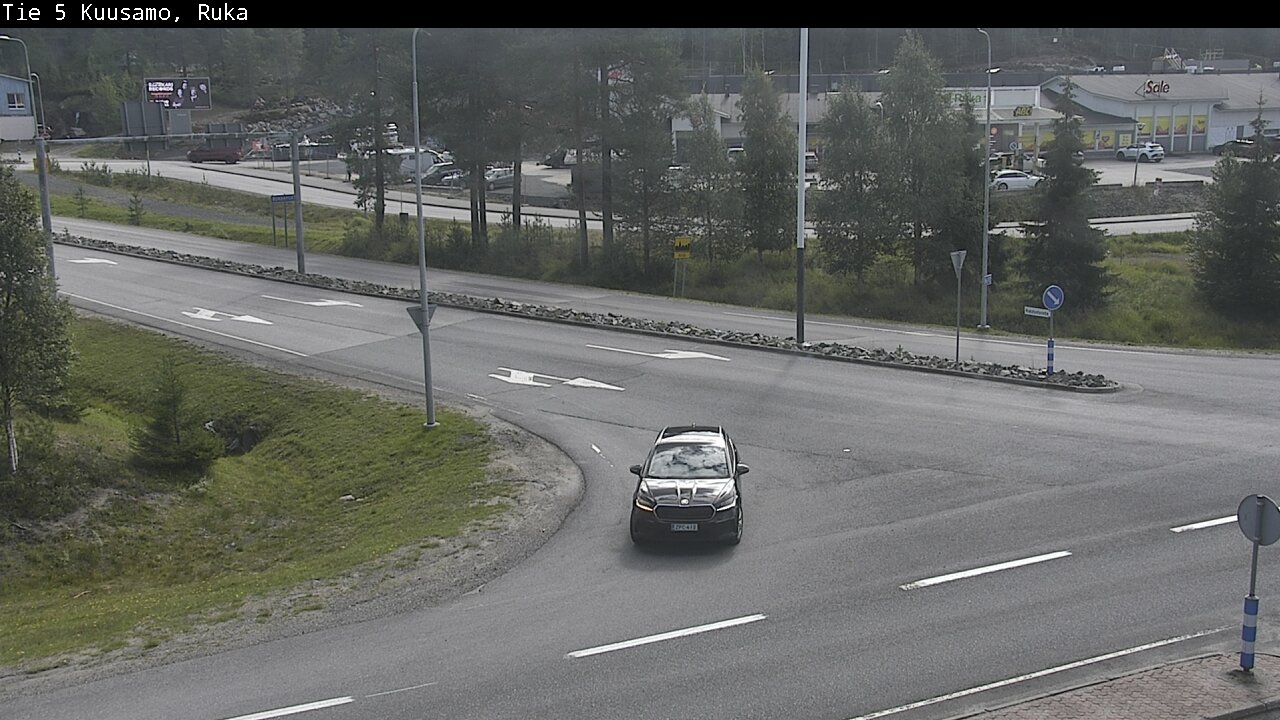 Weather Camera Image Väg 5 Kuusamo, Ruka, Kuusamo, Pohjois-Pohjanmaa