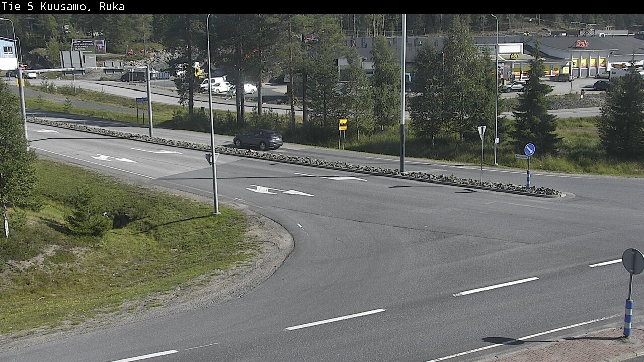 Weather Camera Image Road 5 Kuusamo, Ruka, Kuusamo, Pohjois-Pohjanmaa