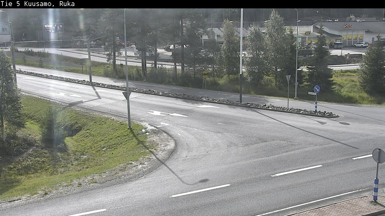 Weather Camera Image Väg 5 Kuusamo, Ruka, Kuusamo, Pohjois-Pohjanmaa