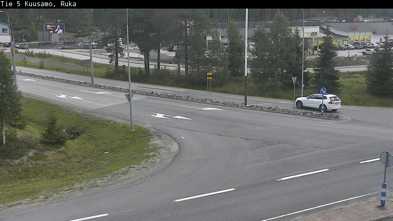 Weather Camera Image Väg 5 Kuusamo, Ruka, Kuusamo, Pohjois-Pohjanmaa