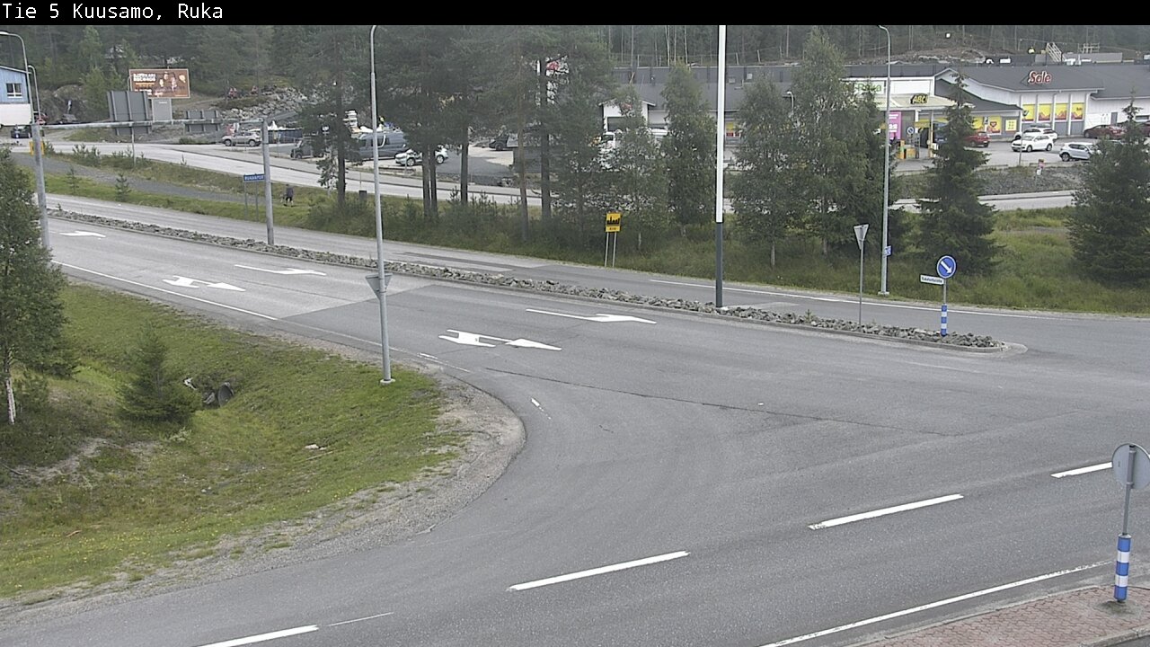 Weather Camera Image Väg 5 Kuusamo, Ruka, Kuusamo, Pohjois-Pohjanmaa