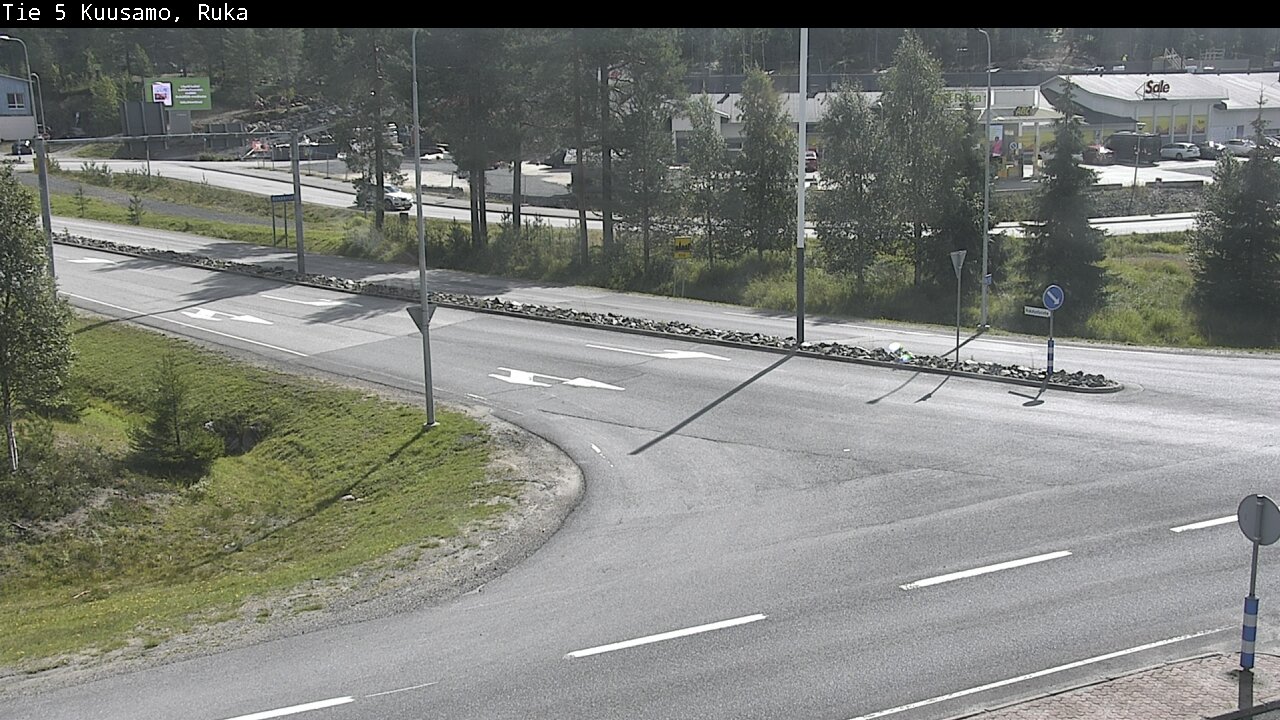 Weather Camera Image Väg 5 Kuusamo, Ruka, Kuusamo, Pohjois-Pohjanmaa