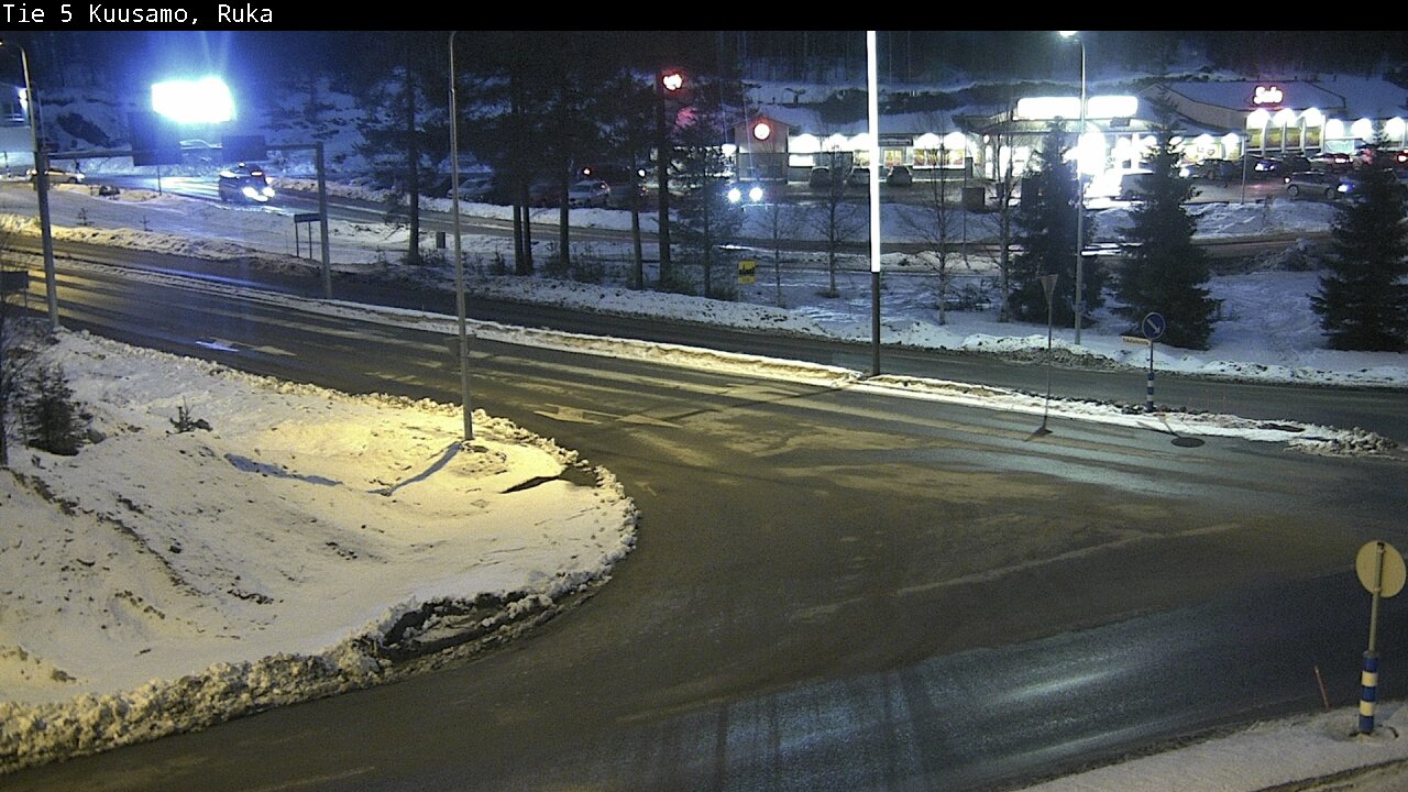 Weather Camera Image Road 5 Kuusamo, Ruka, Kuusamo, Pohjois-Pohjanmaa