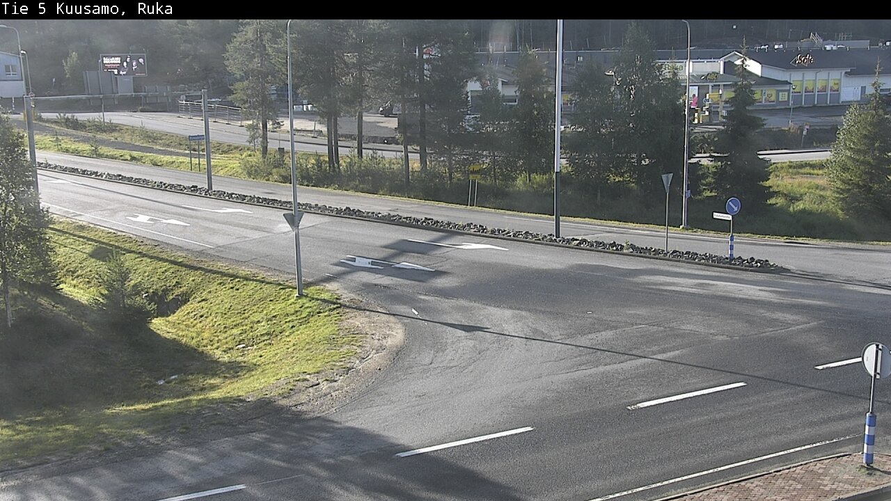 Weather Camera Image Väg 5 Kuusamo, Ruka, Kuusamo, Pohjois-Pohjanmaa