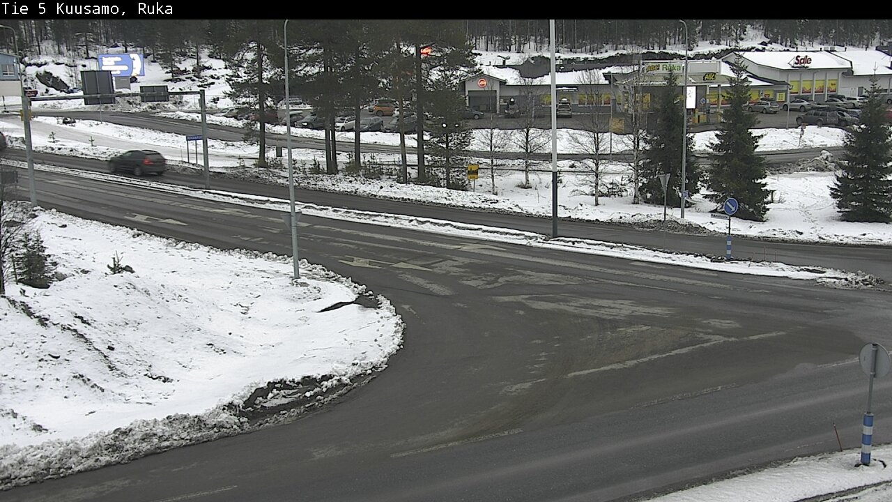 Weather Camera Image Road 5 Kuusamo, Ruka, Kuusamo, Pohjois-Pohjanmaa