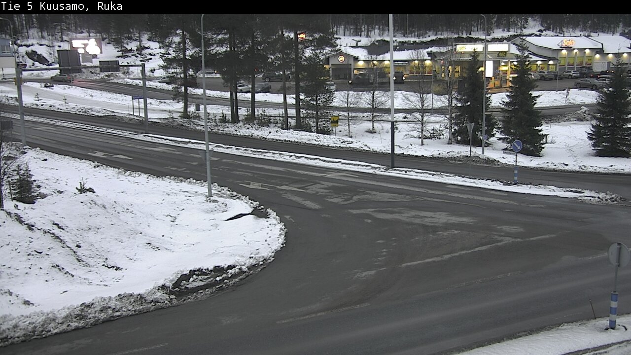 Weather Camera Image Road 5 Kuusamo, Ruka, Kuusamo, Pohjois-Pohjanmaa