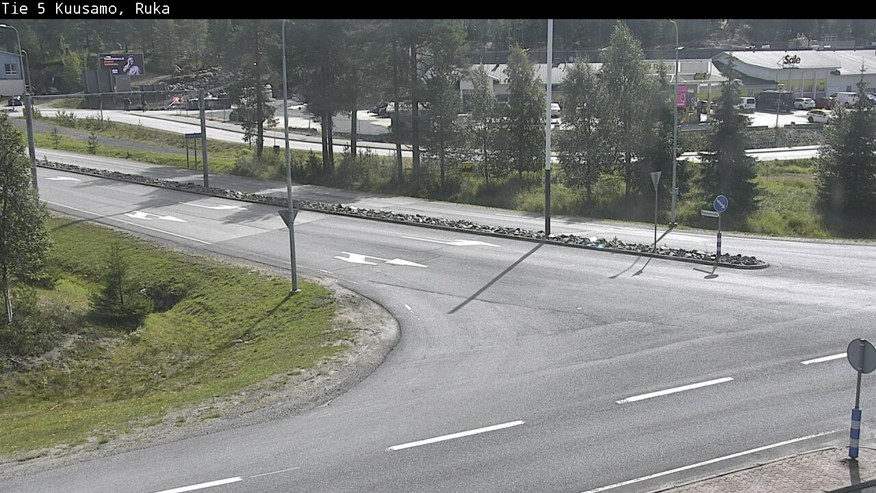 Weather Camera Image Väg 5 Kuusamo, Ruka, Kuusamo, Pohjois-Pohjanmaa