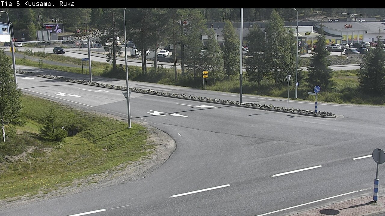 Weather Camera Image Väg 5 Kuusamo, Ruka, Kuusamo, Pohjois-Pohjanmaa