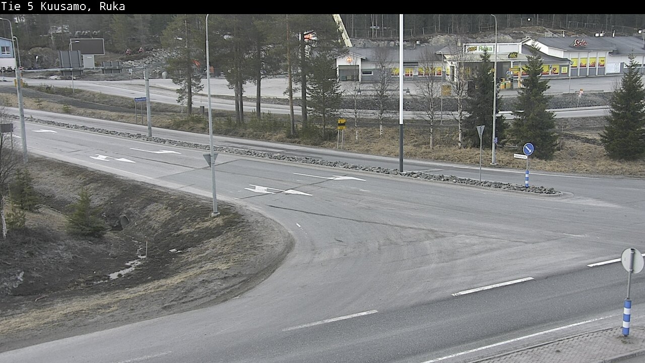 Weather Camera Image Road 5 Kuusamo, Ruka, Kuusamo, Pohjois-Pohjanmaa