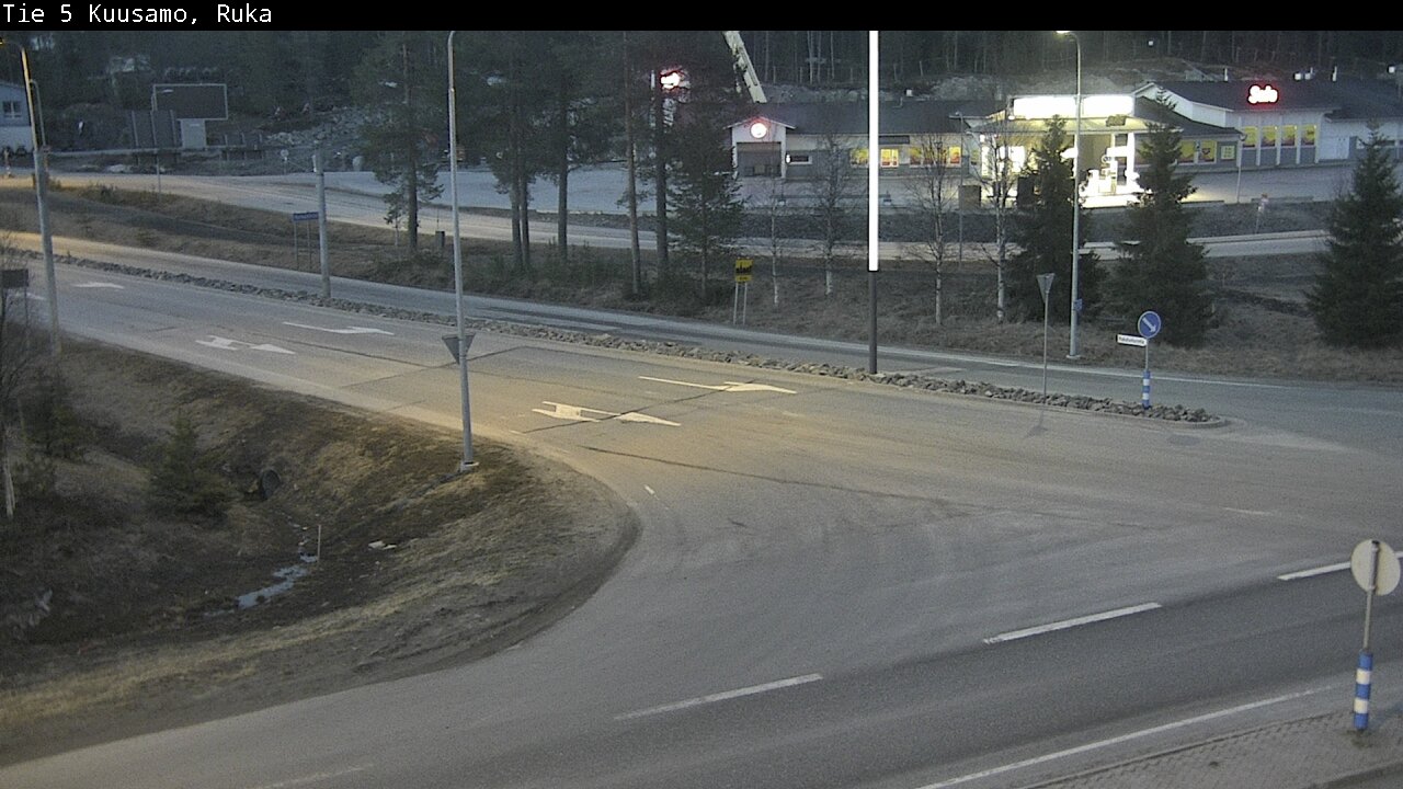 Weather Camera Image Road 5 Kuusamo, Ruka, Kuusamo, Pohjois-Pohjanmaa