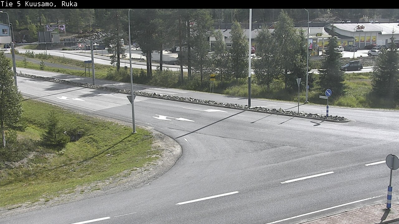 Weather Camera Image Väg 5 Kuusamo, Ruka, Kuusamo, Pohjois-Pohjanmaa