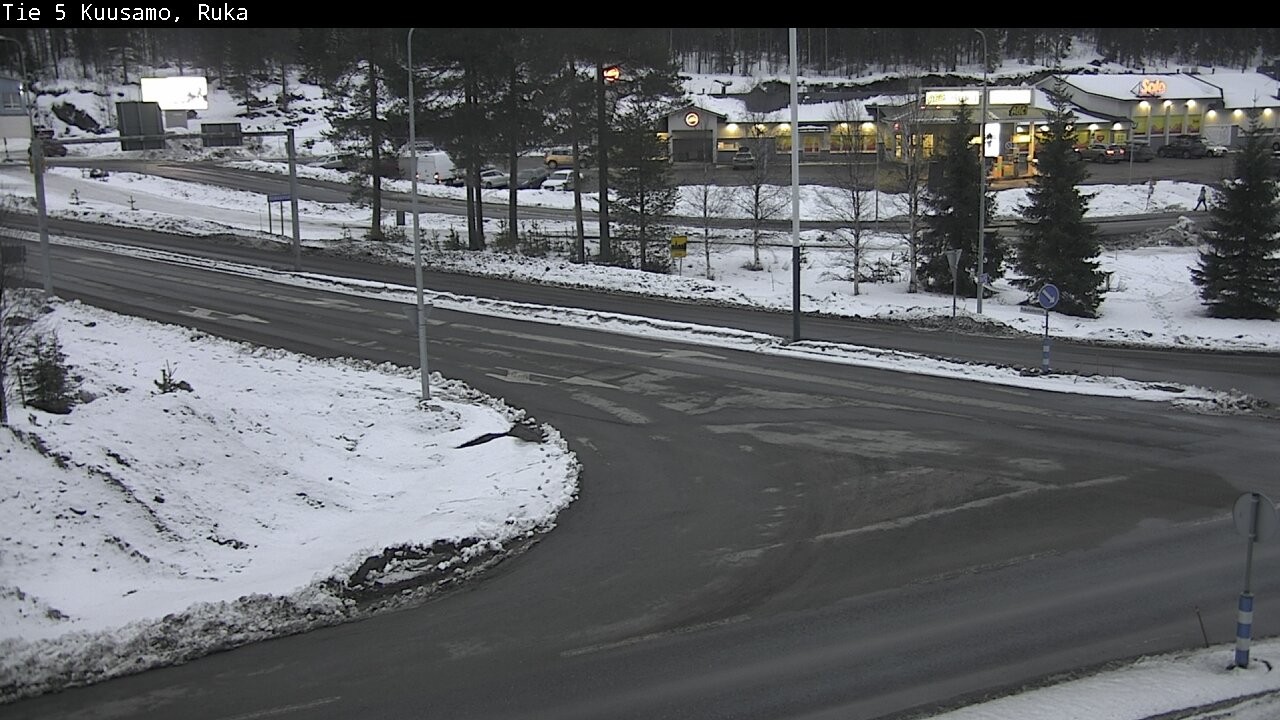 Weather Camera Image Road 5 Kuusamo, Ruka, Kuusamo, Pohjois-Pohjanmaa
