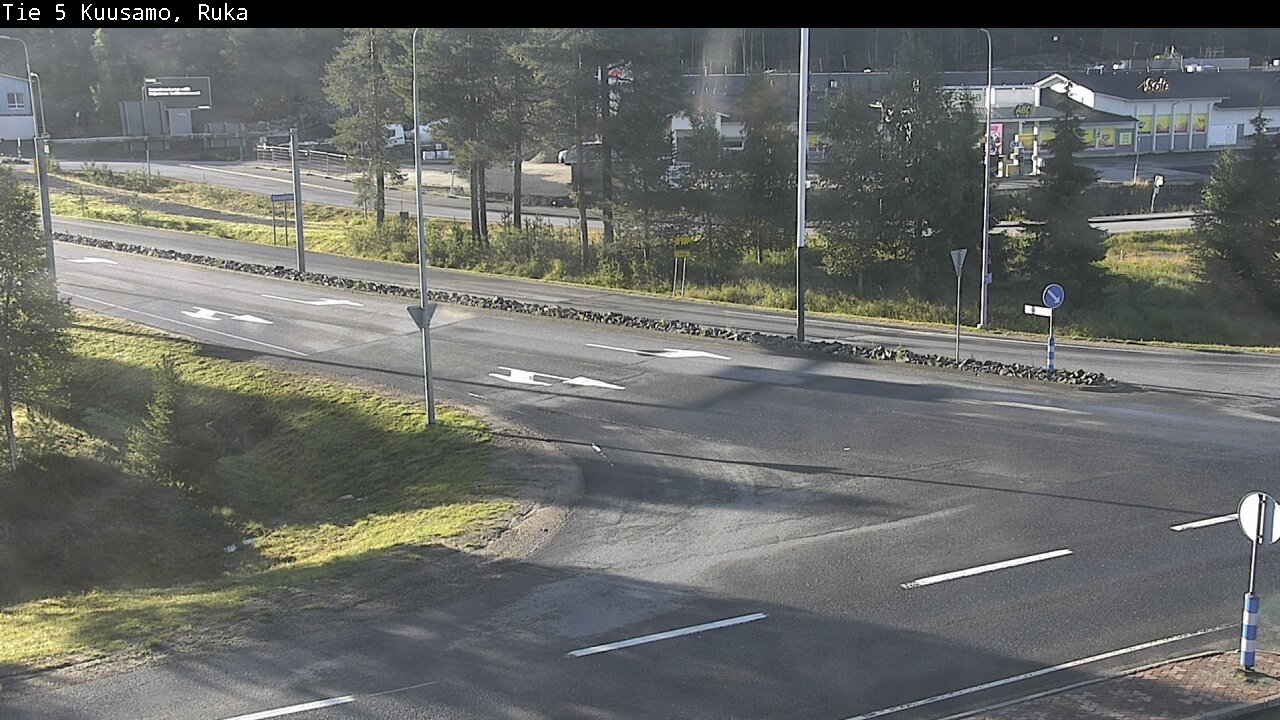 Weather Camera Image Väg 5 Kuusamo, Ruka, Kuusamo, Pohjois-Pohjanmaa
