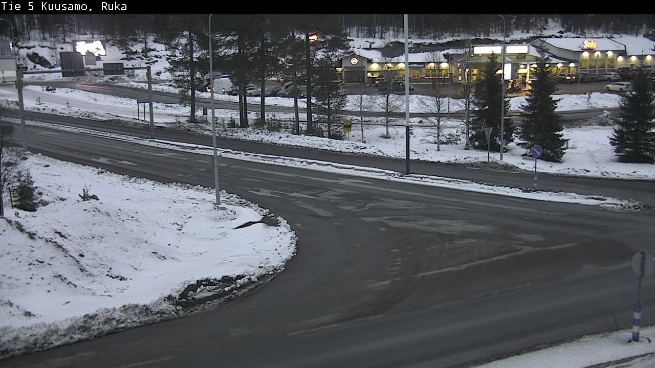 Weather Camera Image Road 5 Kuusamo, Ruka, Kuusamo, Pohjois-Pohjanmaa