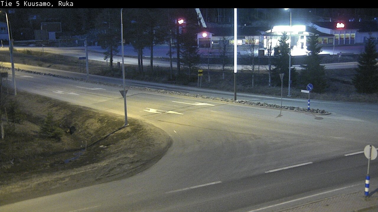 Weather Camera Image Road 5 Kuusamo, Ruka, Kuusamo, Pohjois-Pohjanmaa