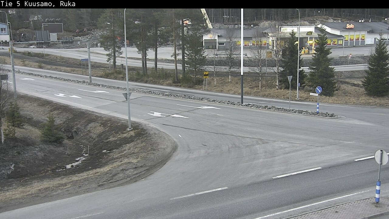 Weather Camera Image Road 5 Kuusamo, Ruka, Kuusamo, Pohjois-Pohjanmaa