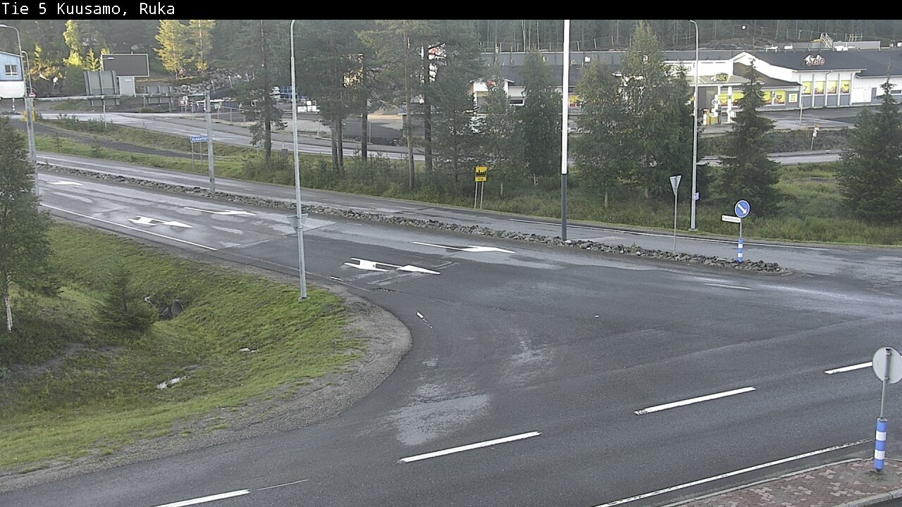 Weather Camera Image Väg 5 Kuusamo, Ruka, Kuusamo, Pohjois-Pohjanmaa