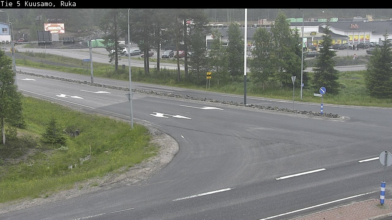 Weather Camera Image Road 5 Kuusamo, Ruka, Kuusamo, Pohjois-Pohjanmaa