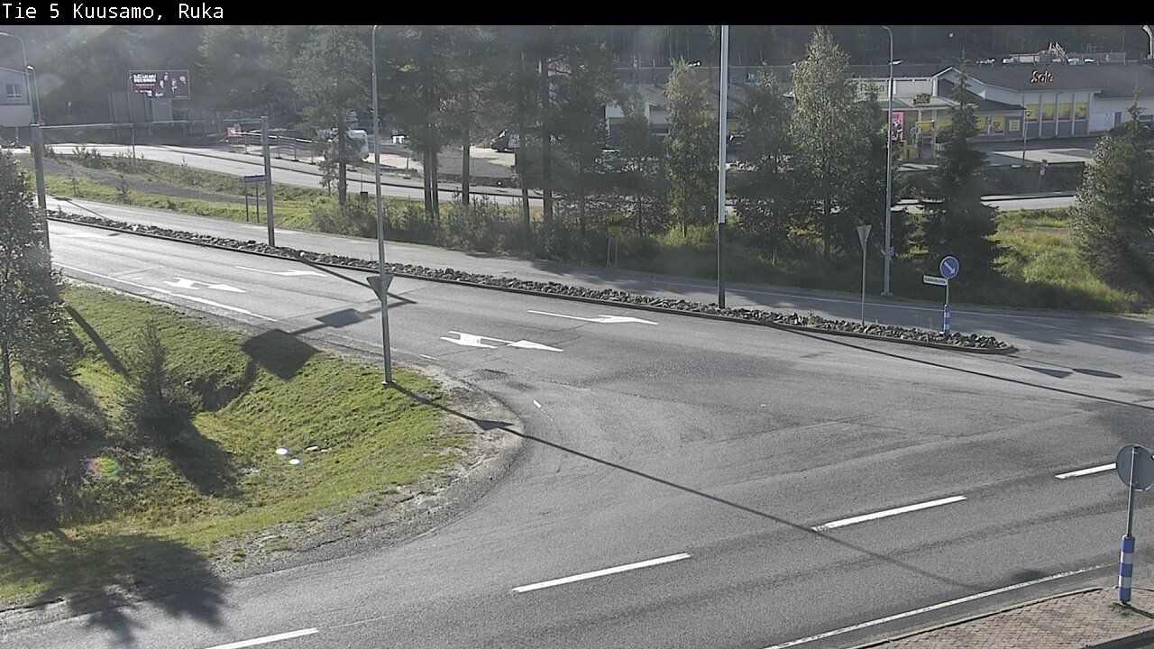 Weather Camera Image Väg 5 Kuusamo, Ruka, Kuusamo, Pohjois-Pohjanmaa