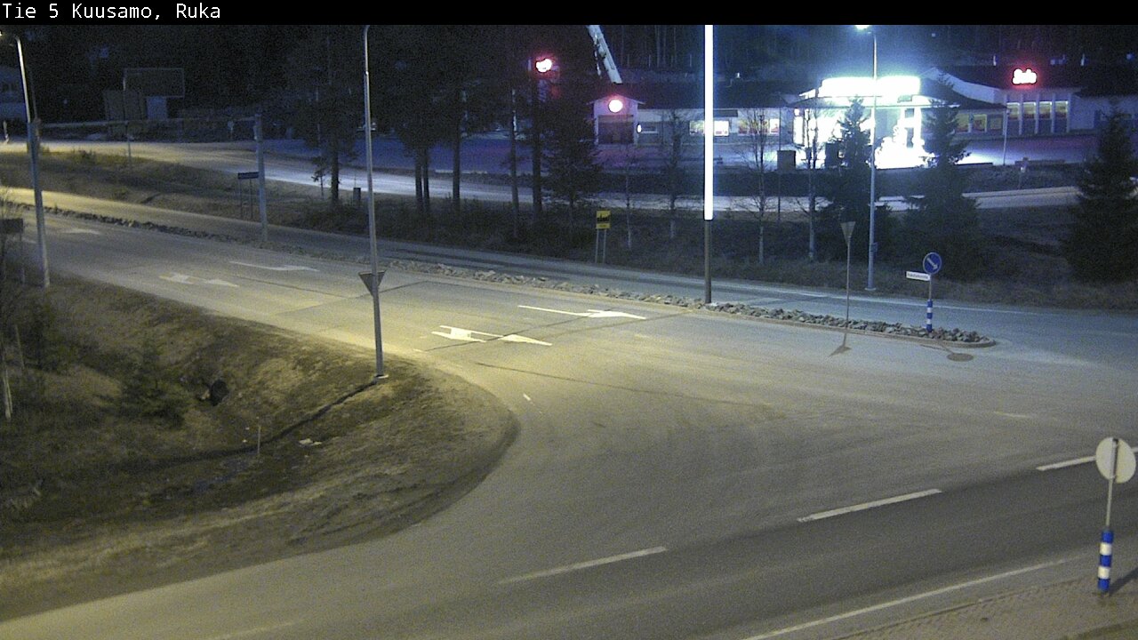 Weather Camera Image Road 5 Kuusamo, Ruka, Kuusamo, Pohjois-Pohjanmaa