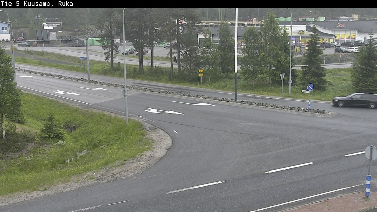 Weather Camera Image Road 5 Kuusamo, Ruka, Kuusamo, Pohjois-Pohjanmaa
