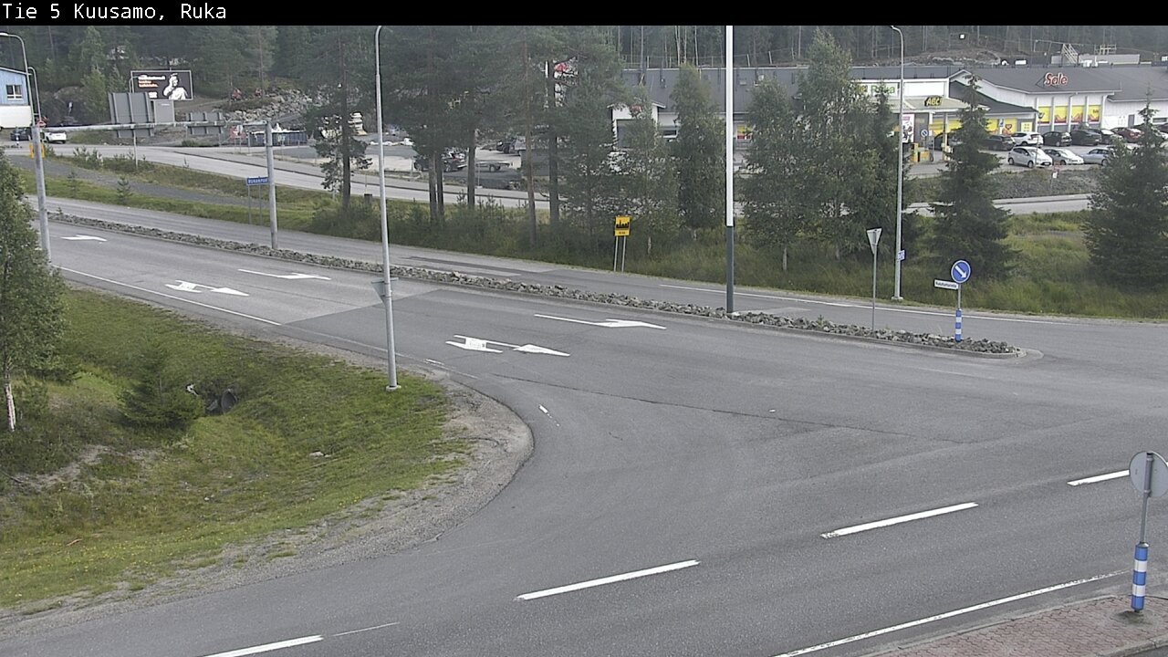 Weather Camera Image Väg 5 Kuusamo, Ruka, Kuusamo, Pohjois-Pohjanmaa