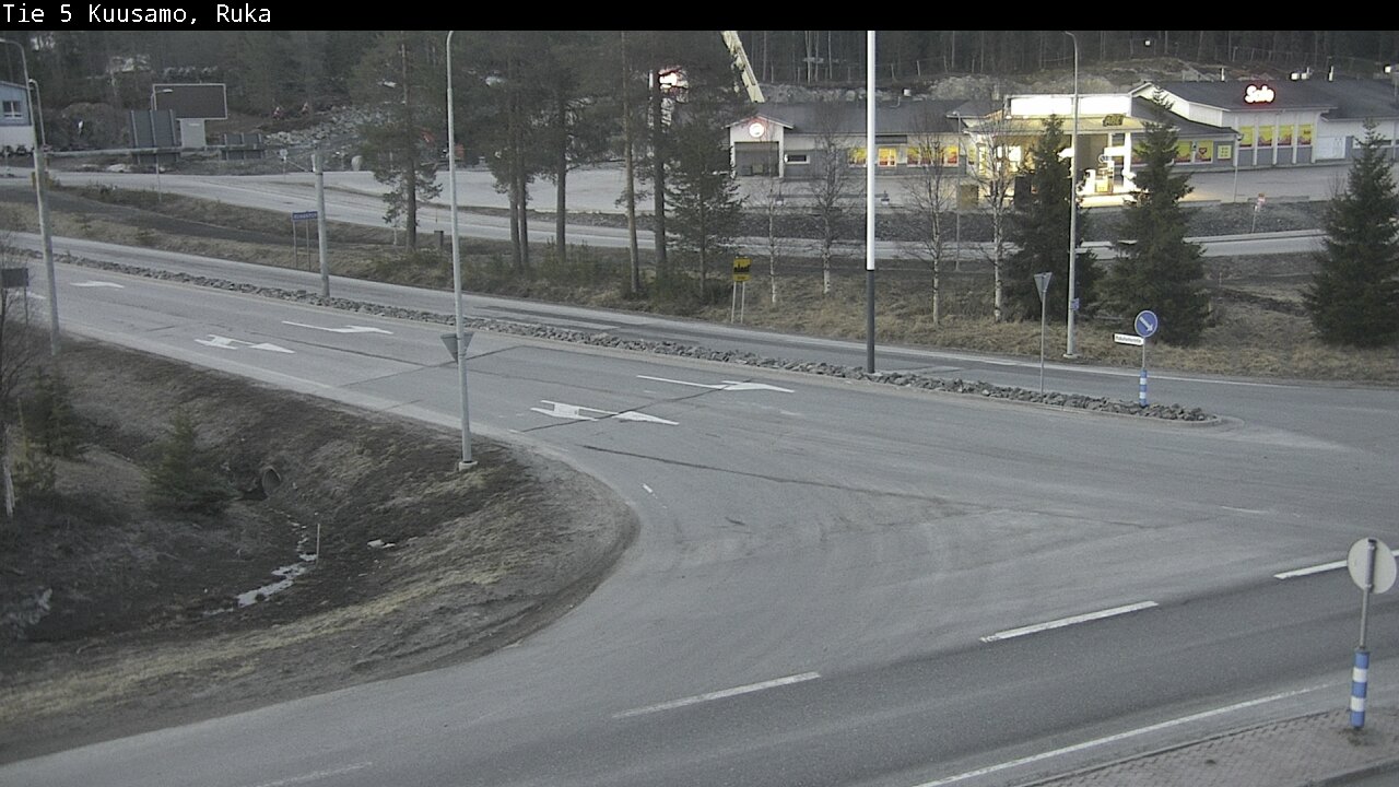 Weather Camera Image Road 5 Kuusamo, Ruka, Kuusamo, Pohjois-Pohjanmaa