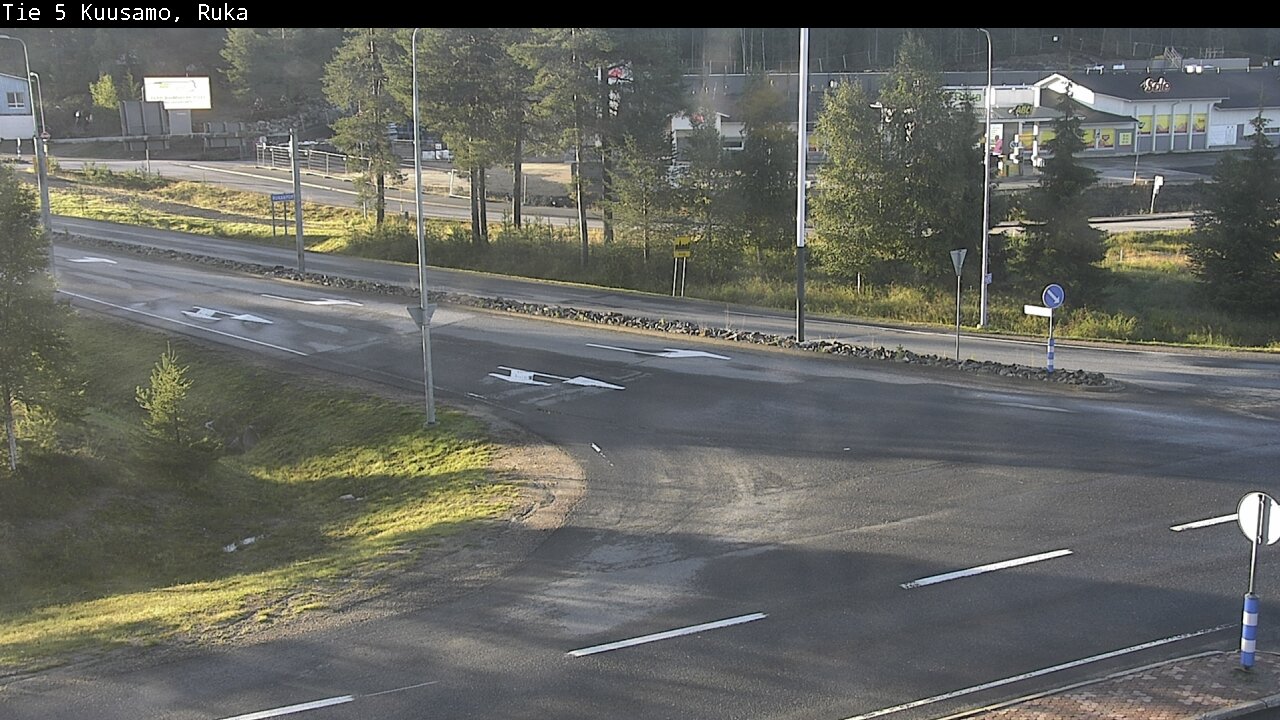 Weather Camera Image Väg 5 Kuusamo, Ruka, Kuusamo, Pohjois-Pohjanmaa