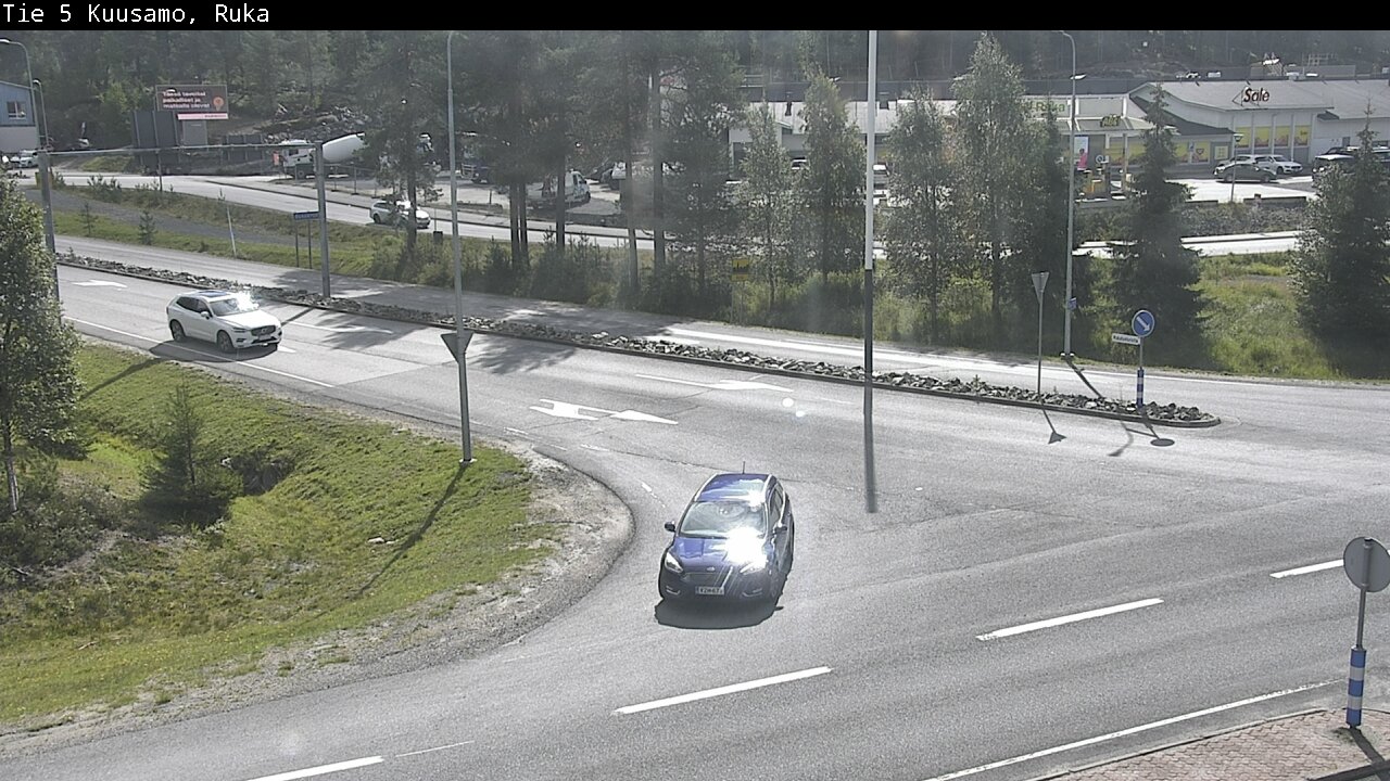 Weather Camera Image Väg 5 Kuusamo, Ruka, Kuusamo, Pohjois-Pohjanmaa
