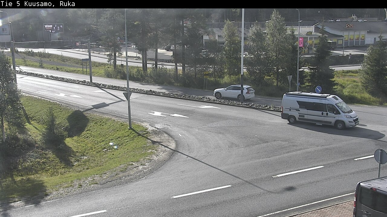 Weather Camera Image Väg 5 Kuusamo, Ruka, Kuusamo, Pohjois-Pohjanmaa