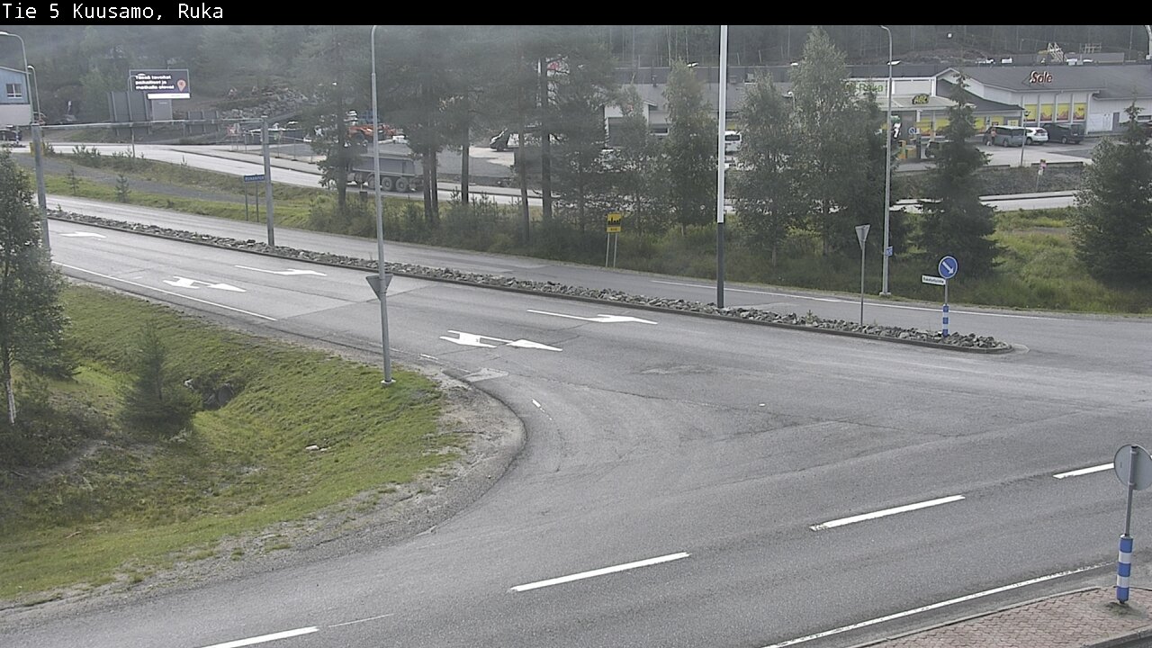 Weather Camera Image Väg 5 Kuusamo, Ruka, Kuusamo, Pohjois-Pohjanmaa