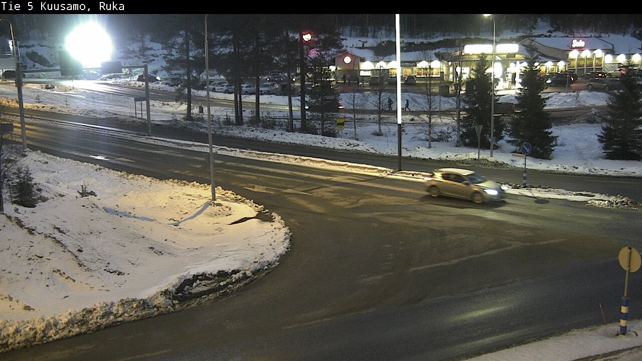 Weather Camera Image Road 5 Kuusamo, Ruka, Kuusamo, Pohjois-Pohjanmaa