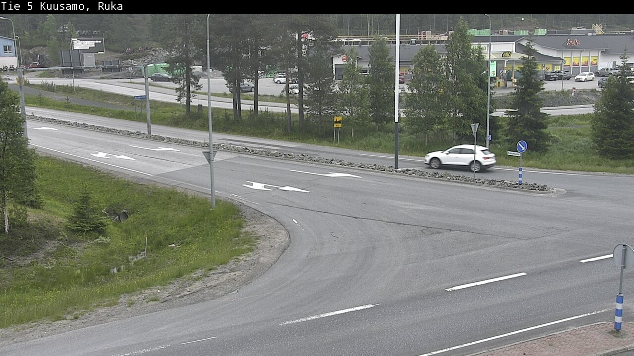 Weather Camera Image Väg 5 Kuusamo, Ruka, Kuusamo, Pohjois-Pohjanmaa