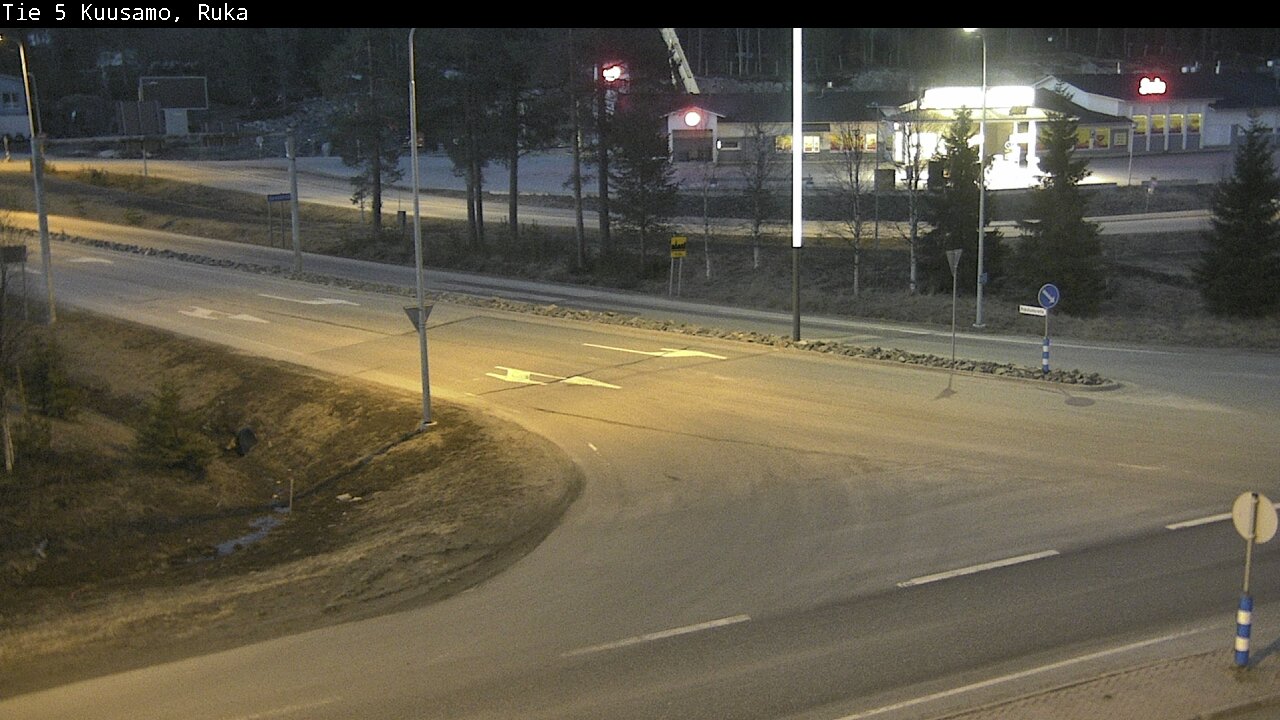 Weather Camera Image Road 5 Kuusamo, Ruka, Kuusamo, Pohjois-Pohjanmaa