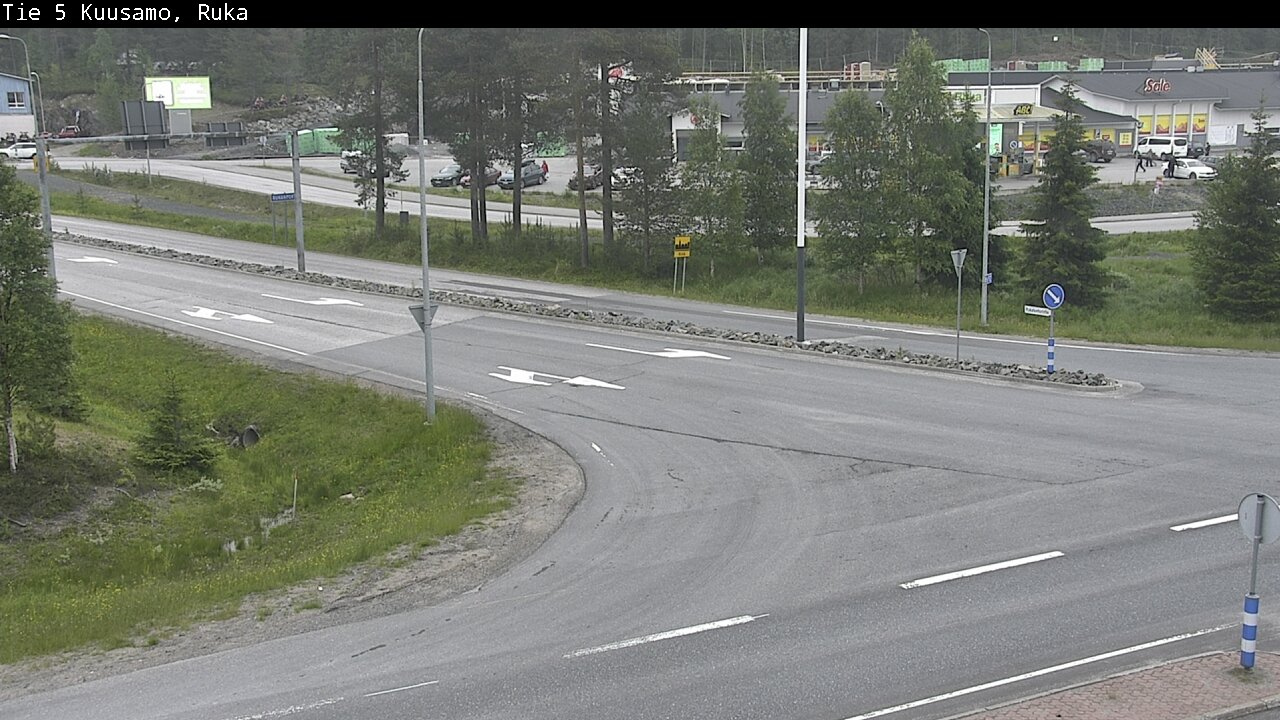 Weather Camera Image Road 5 Kuusamo, Ruka, Kuusamo, Pohjois-Pohjanmaa