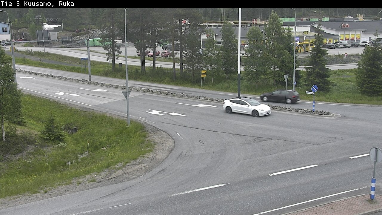 Weather Camera Image Road 5 Kuusamo, Ruka, Kuusamo, Pohjois-Pohjanmaa