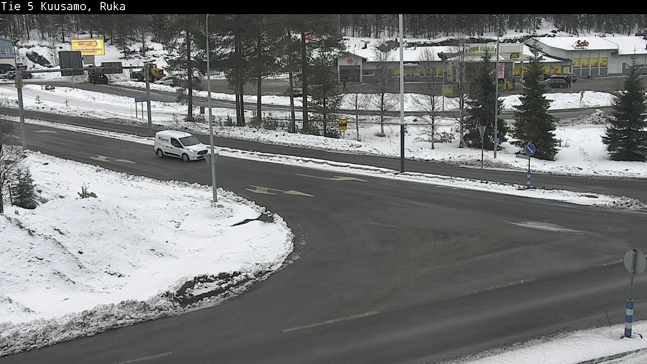 Weather Camera Image Road 5 Kuusamo, Ruka, Kuusamo, Pohjois-Pohjanmaa