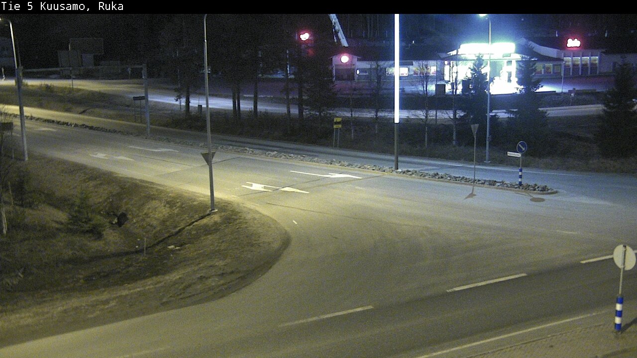 Weather Camera Image Road 5 Kuusamo, Ruka, Kuusamo, Pohjois-Pohjanmaa