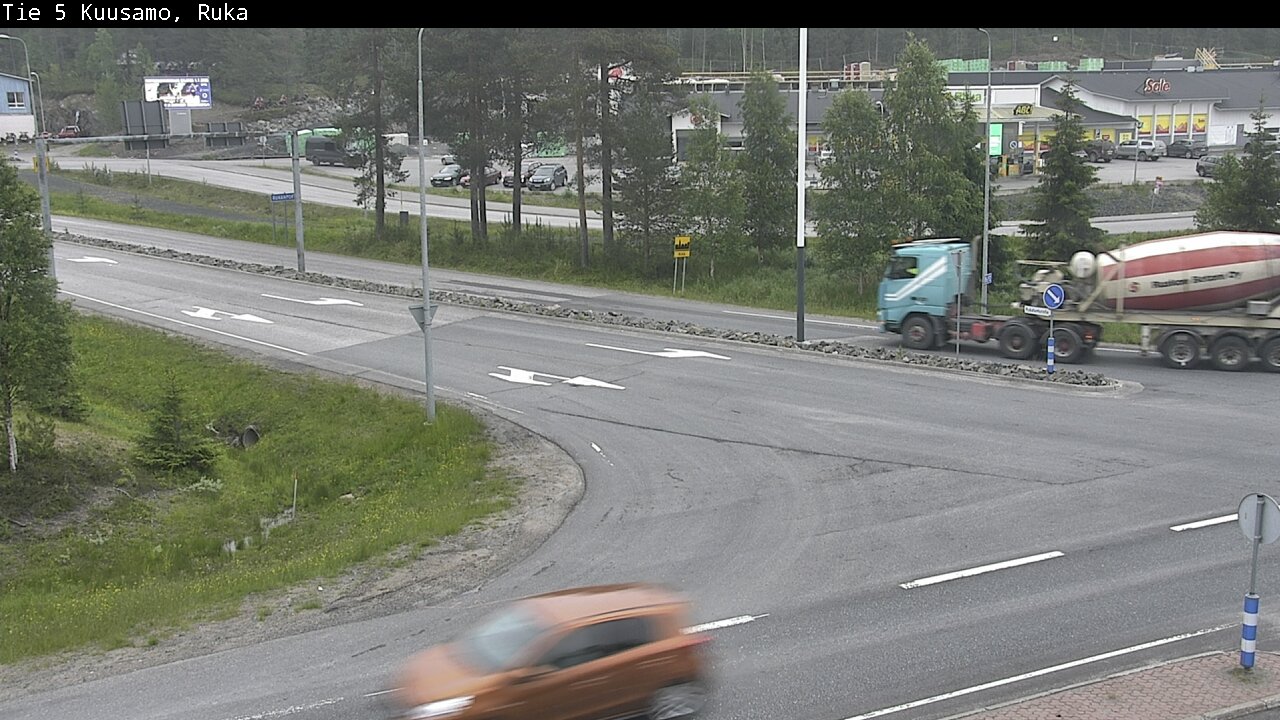 Weather Camera Image Road 5 Kuusamo, Ruka, Kuusamo, Pohjois-Pohjanmaa