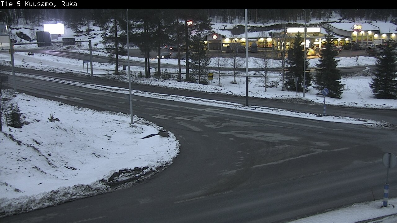 Weather Camera Image Road 5 Kuusamo, Ruka, Kuusamo, Pohjois-Pohjanmaa