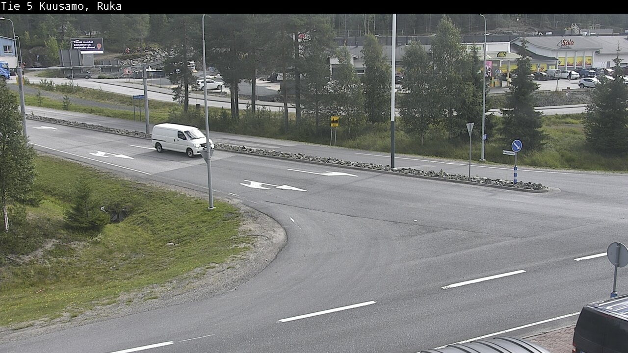 Weather Camera Image Väg 5 Kuusamo, Ruka, Kuusamo, Pohjois-Pohjanmaa