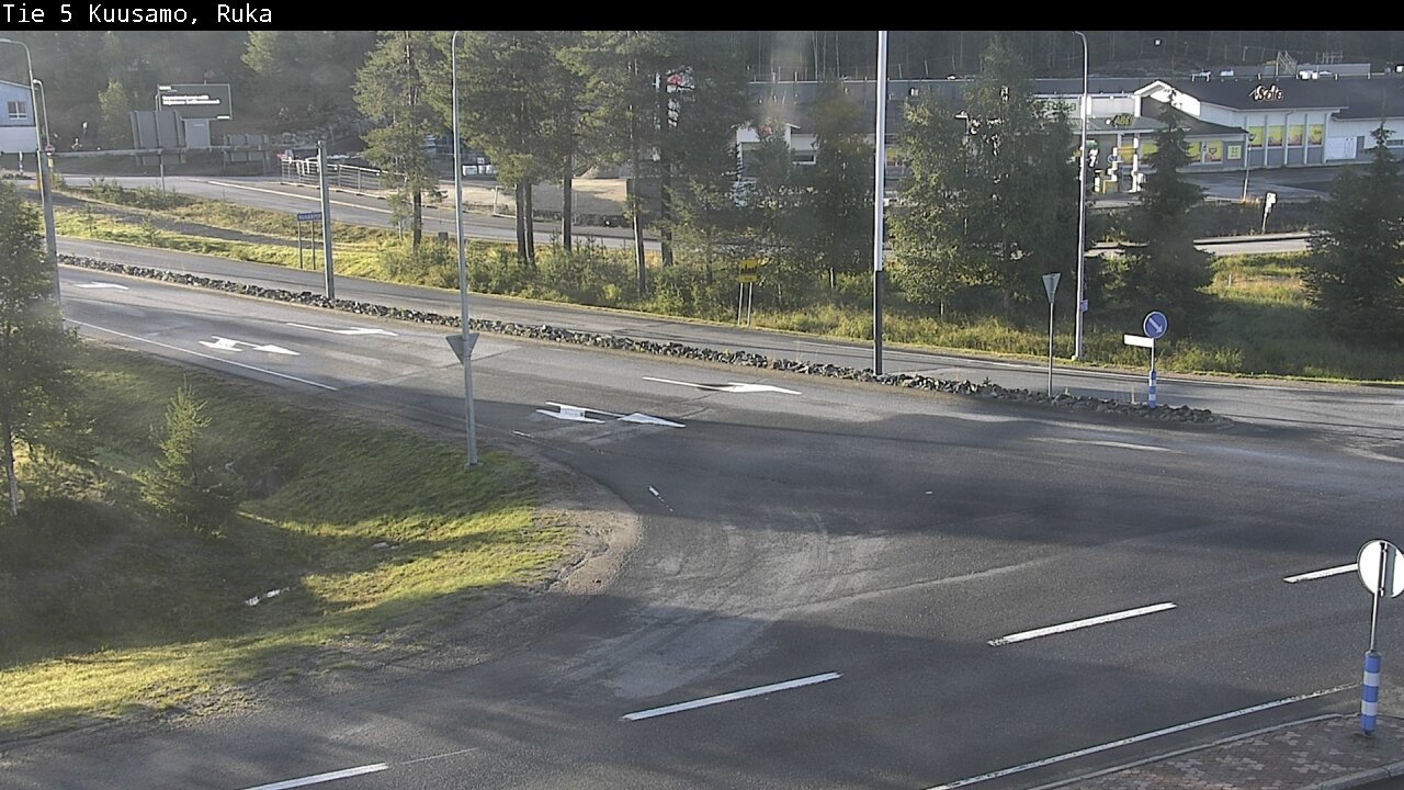Weather Camera Image Väg 5 Kuusamo, Ruka, Kuusamo, Pohjois-Pohjanmaa