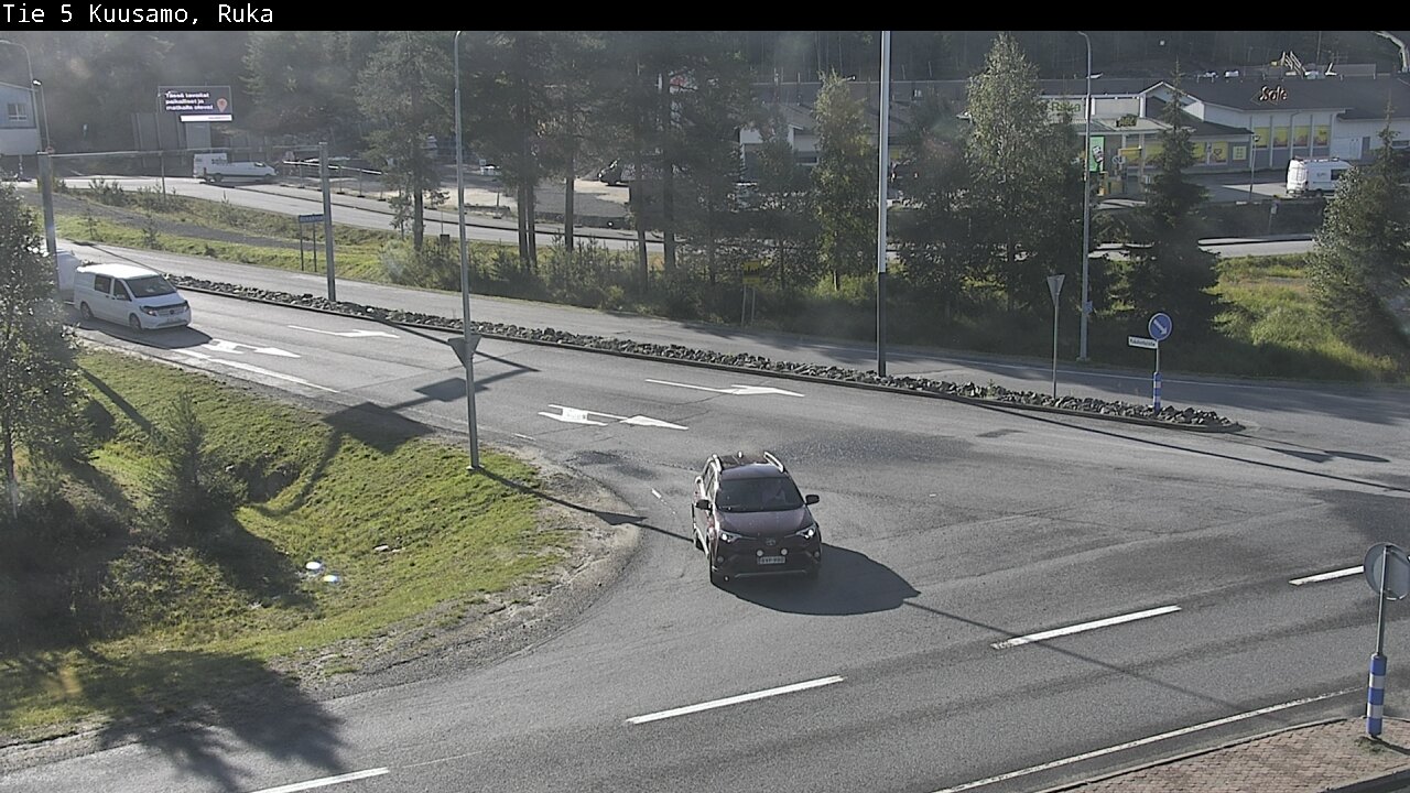 Weather Camera Image Väg 5 Kuusamo, Ruka, Kuusamo, Pohjois-Pohjanmaa