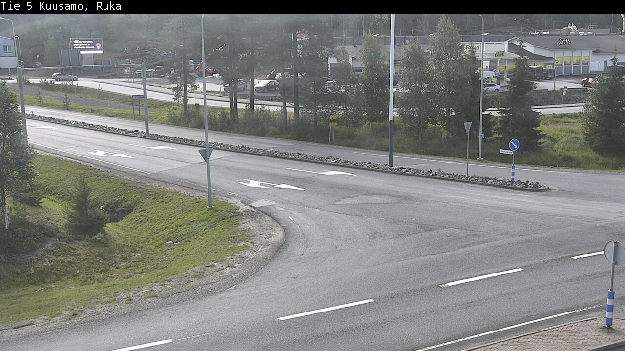 Weather Camera Image Väg 5 Kuusamo, Ruka, Kuusamo, Pohjois-Pohjanmaa