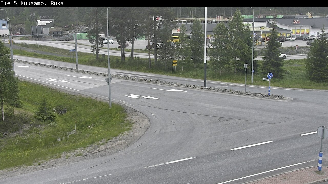 Weather Camera Image Road 5 Kuusamo, Ruka, Kuusamo, Pohjois-Pohjanmaa